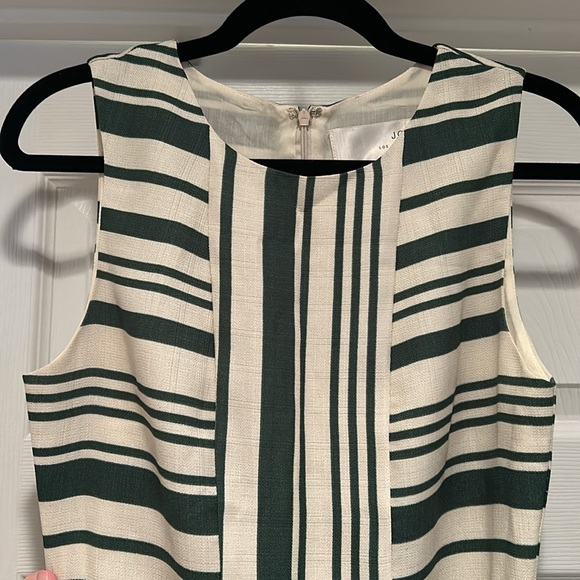 J.O.A. Green stripe wrap tie dress - Picture 6 of 7